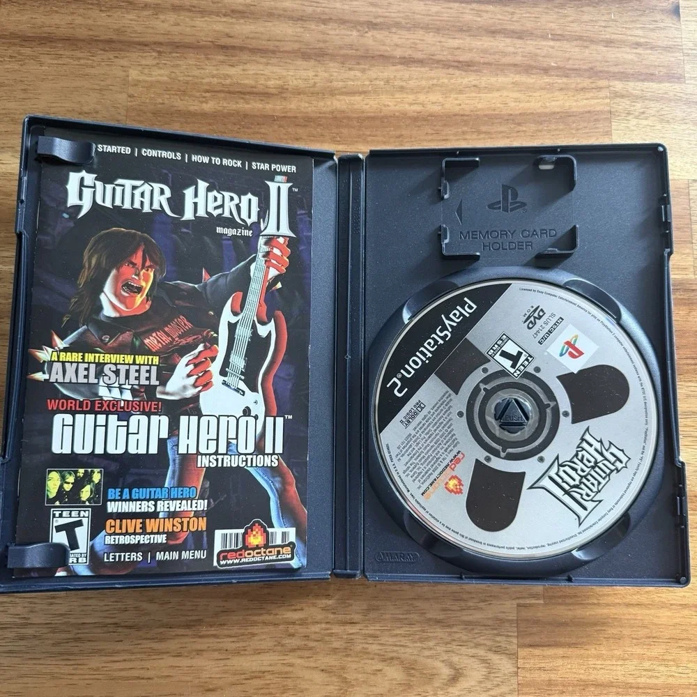 Guitar Hero 2 Playstation 2 PS2 Game Complete With Manual Red Octane CIB